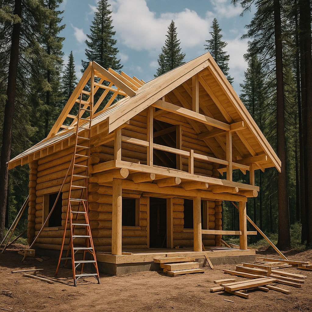 Custom Log Home Design and Building Process