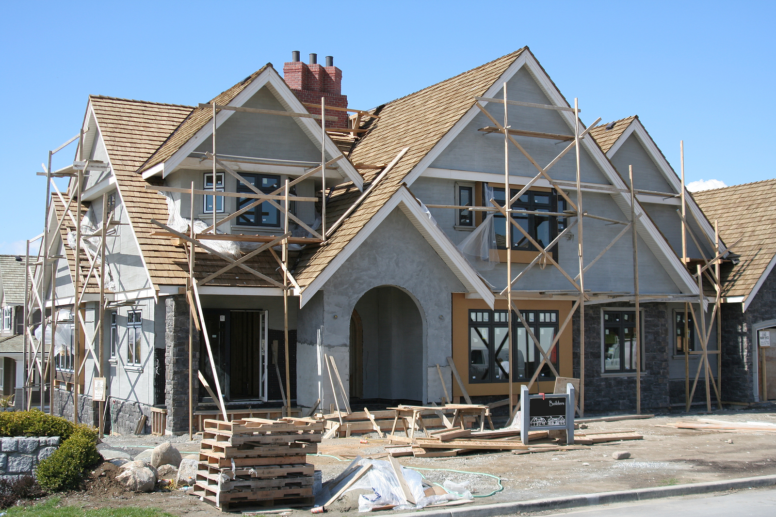 Upscale executive home, under construction